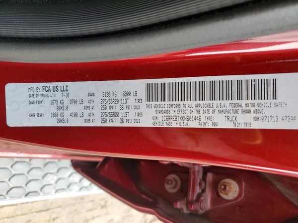 2019 RAM 1500 Big Horn/Lonestar