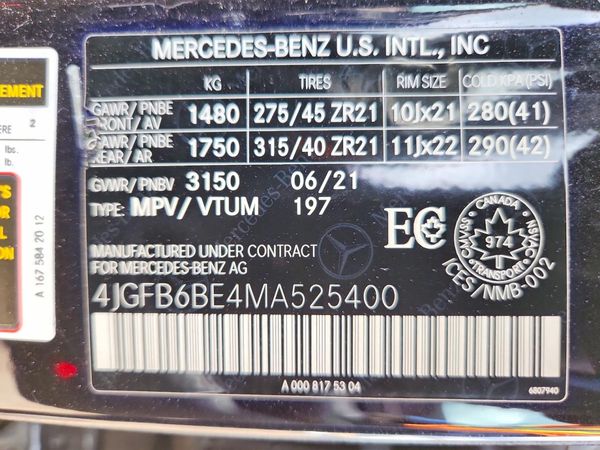 2021 MERCEDES-BENZ GLE AMG GLE53