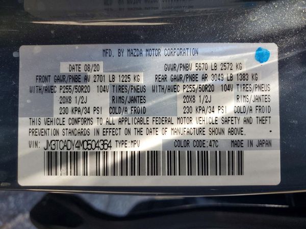 2021 MAZDA CX-9