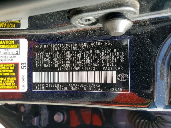 2023 TOYOTA CAMRY XSE