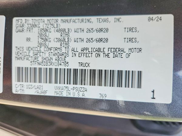 2024 TOYOTA TUNDRA Platinum