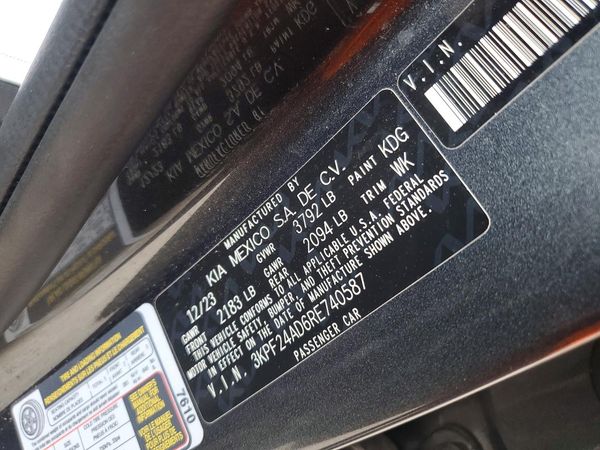 2024 KIA FORTE LX, LXS