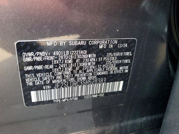 2025 SUBARU FORESTER
