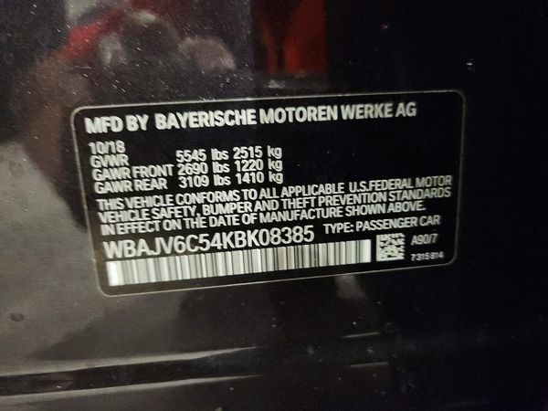 2019 BMW 640 xDrive GT