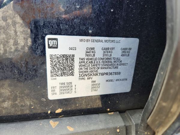 2023 CHEVROLET TAHOE LT