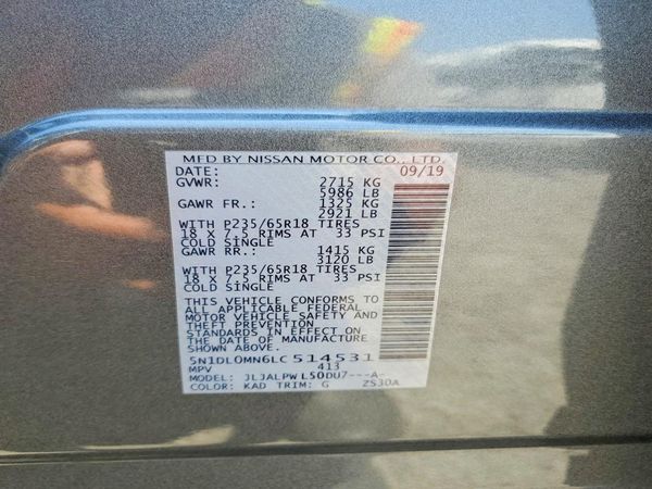 2020 INFINITI QX60