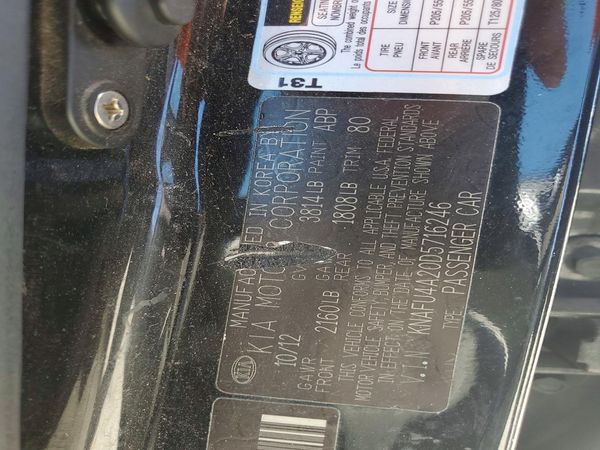 2013 KIA FORTE