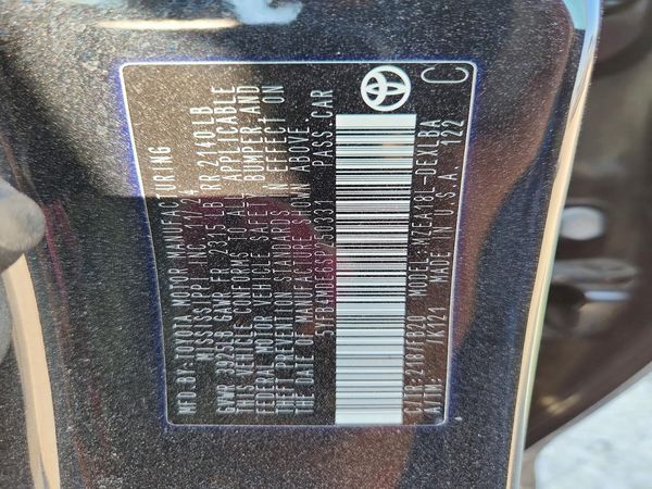 2025 TOYOTA COROLLA