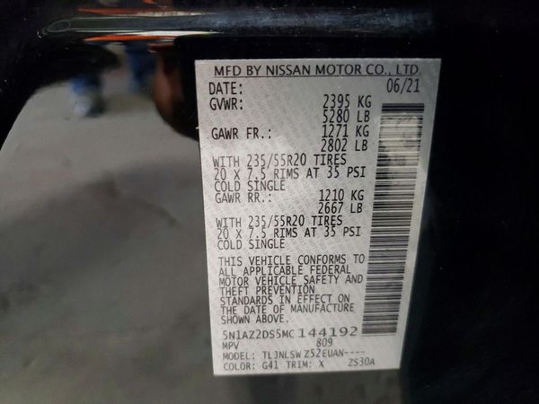 2021 NISSAN MURANO PLATINUM