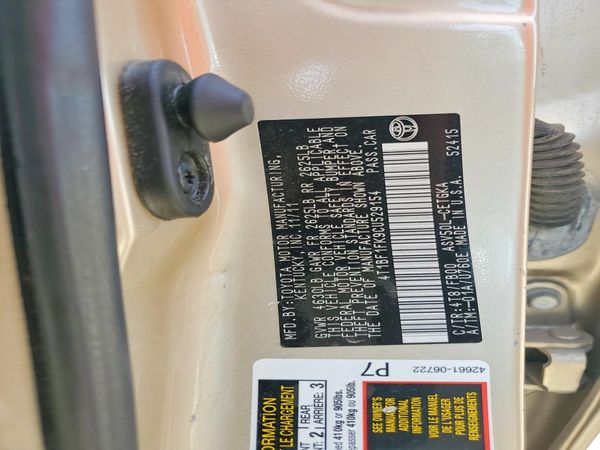 2012 TOYOTA CAMRY