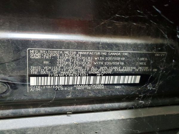 2021 TOYOTA RAV4 Limited