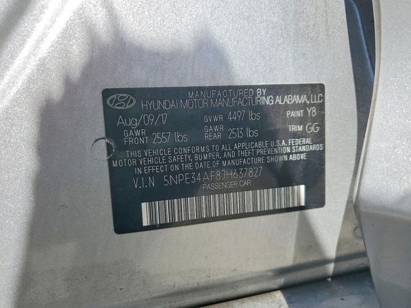 2018 HYUNDAI SONATA