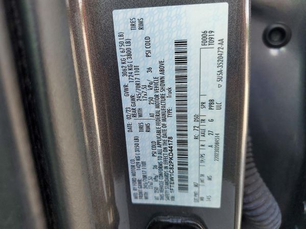 2023 FORD F150 SuperCrew