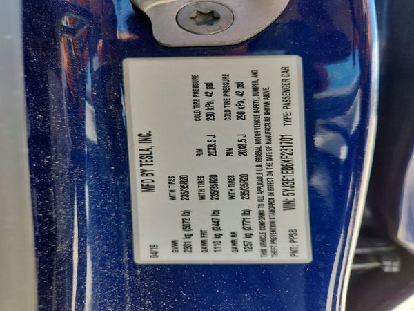 2019 TESLA MODEL 3