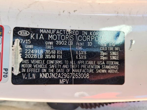 2016 KIA SOUL Plus