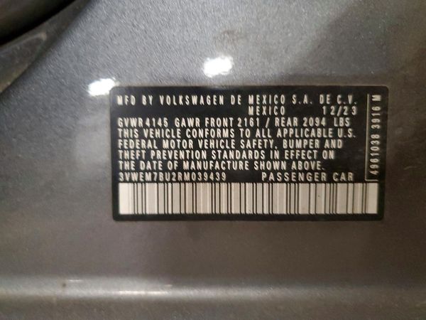 2024 VOLKSWAGEN JETTA SE, SE (AQ301 Trans)