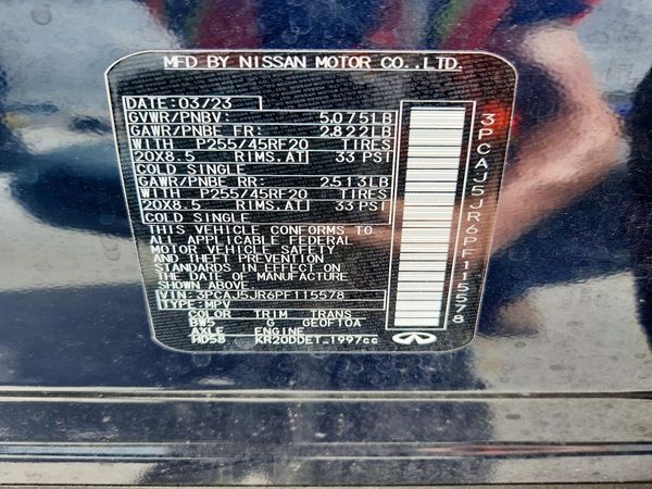 2023 INFINITI QX55 Luxe
