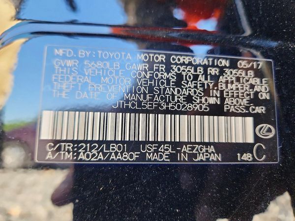 2017 LEXUS LS 460
