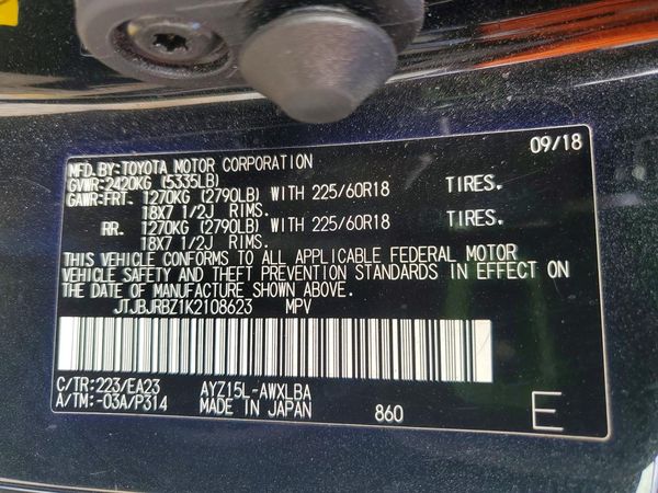 2019 LEXUS NX