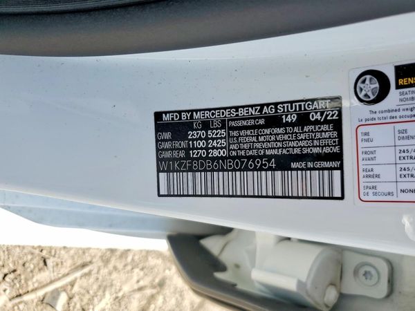 2022 MERCEDES-BENZ E E350