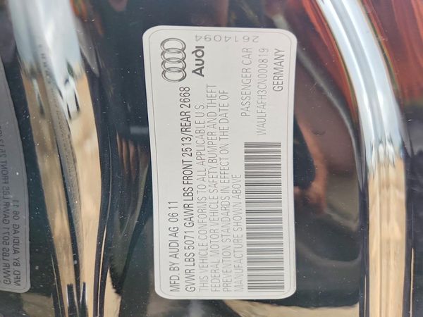 2012 AUDI A5 quattro Premium Plus