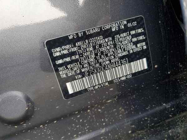 2022 SUBARU FORESTER Premium