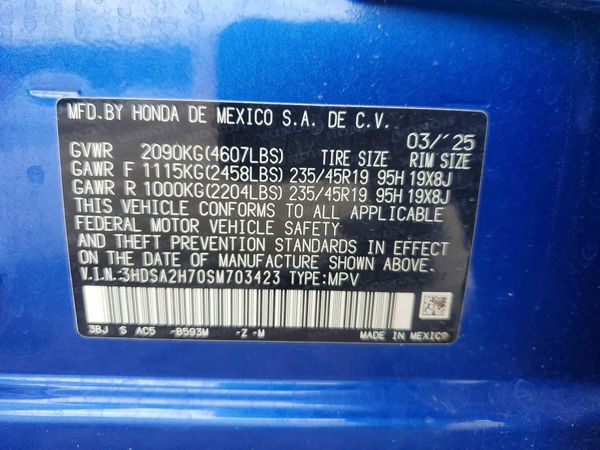 2025 ACURA ADX ADX AWD A-Spec Advance