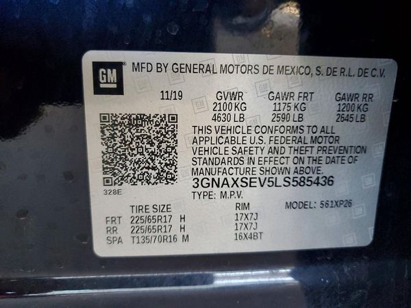 2020 CHEVROLET EQUINOX LS