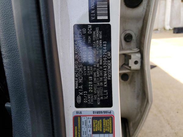 2013 KIA RIO LX