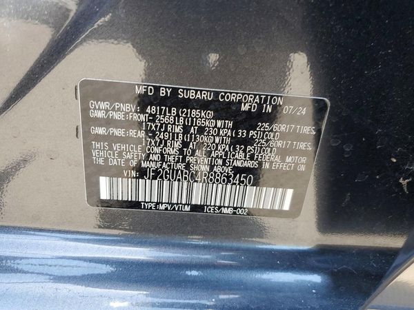 2024 SUBARU CROSSTREK Base