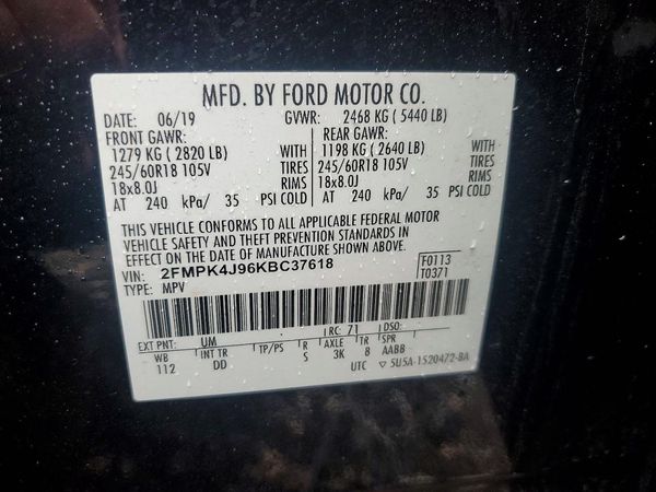 2019 FORD EDGE