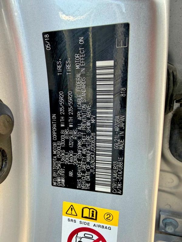2018 LEXUS RX 350/350 F Sport