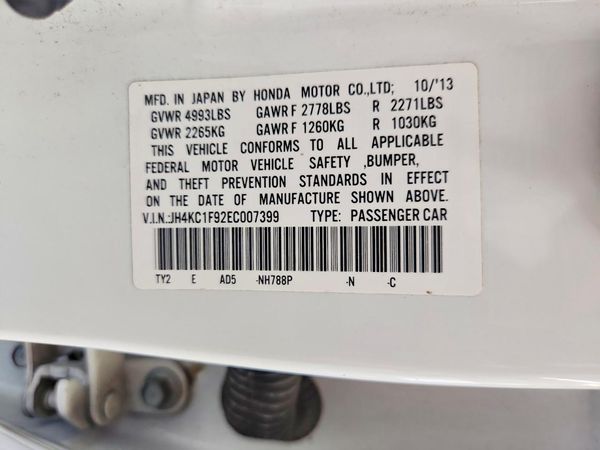 2014 ACURA RLX Advance