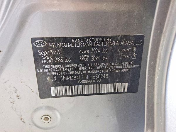 2020 HYUNDAI ELANTRA