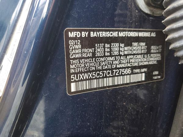 2012 BMW X3 xDrive28i