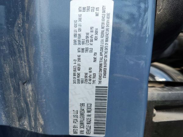 2021 RAM PROMASTER 3500