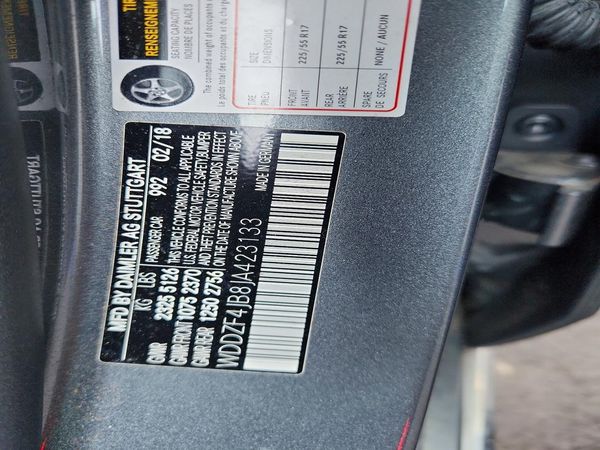 2018 MERCEDES-BENZ E E300