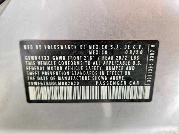 2020 VOLKSWAGEN JETTA SEL