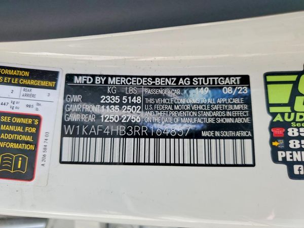 2024 MERCEDES-BENZ C