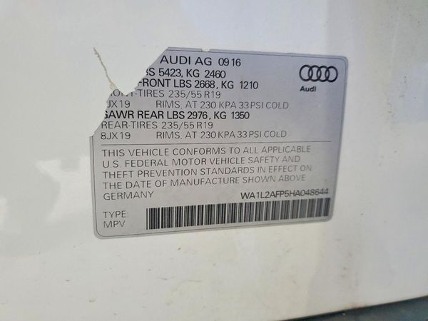 2017 AUDI Q5