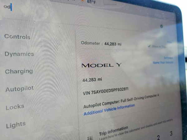 2023 TESLA MODEL Y