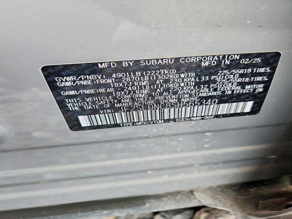 2025 SUBARU FORESTER Limited Base