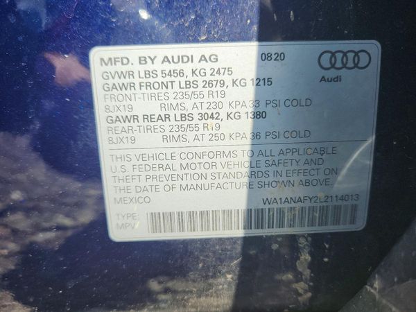 2020 AUDI Q5 quattro Premium