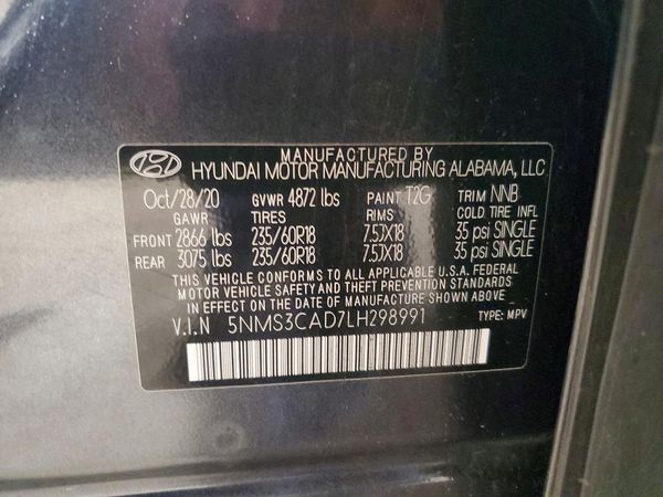 2020 HYUNDAI SANTA FE