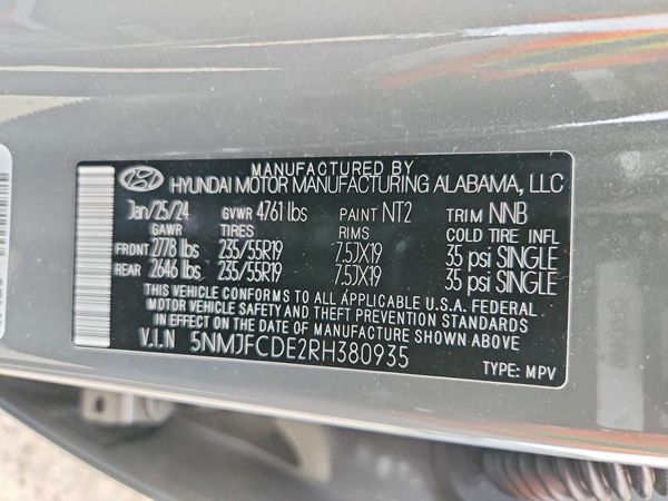 2024 HYUNDAI TUCSON