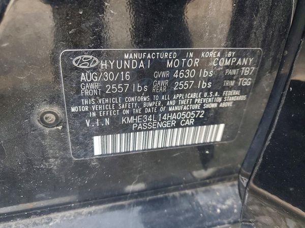 2017 HYUNDAI SONATA