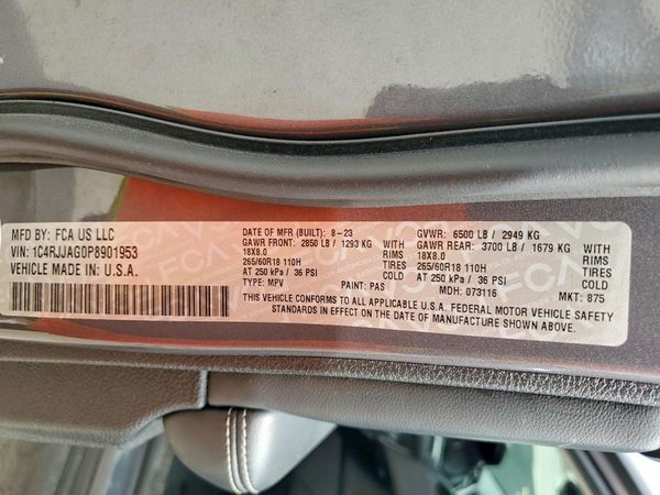 2023 JEEP GRAND CHEROKEE L LAREDO 4X2