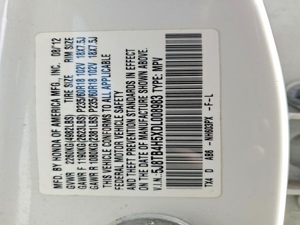 2013 ACURA RDX Technology Package