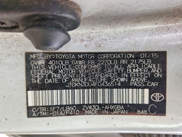 2015 TOYOTA PRIUS