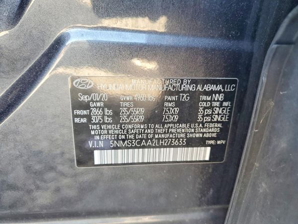 2020 HYUNDAI SANTA FE